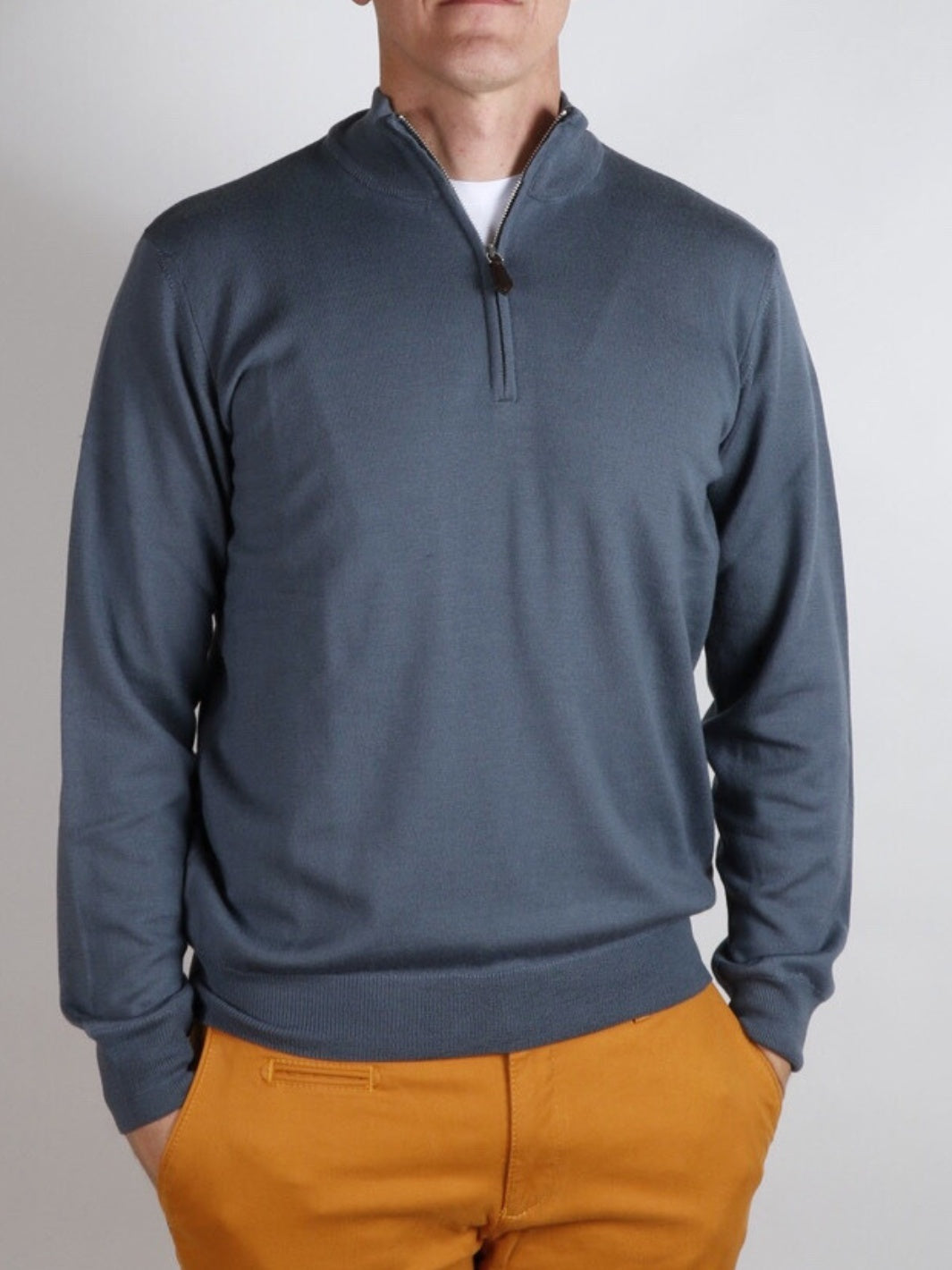 HALF ZIP MERINO