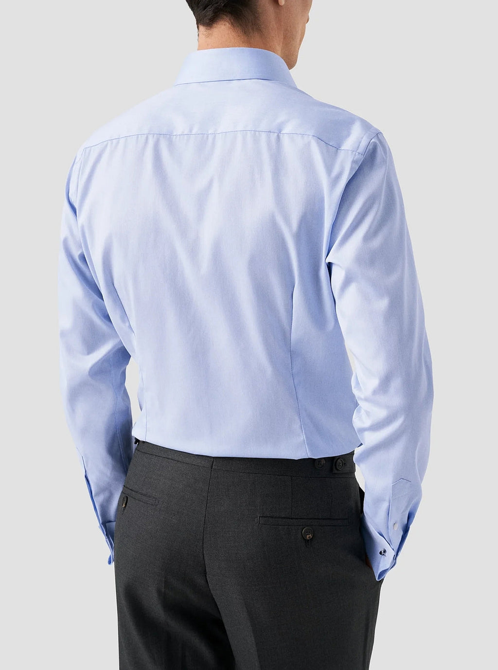 SLIM DOBBEL MANSJETT SIGNATURE TWILL SKJORTE