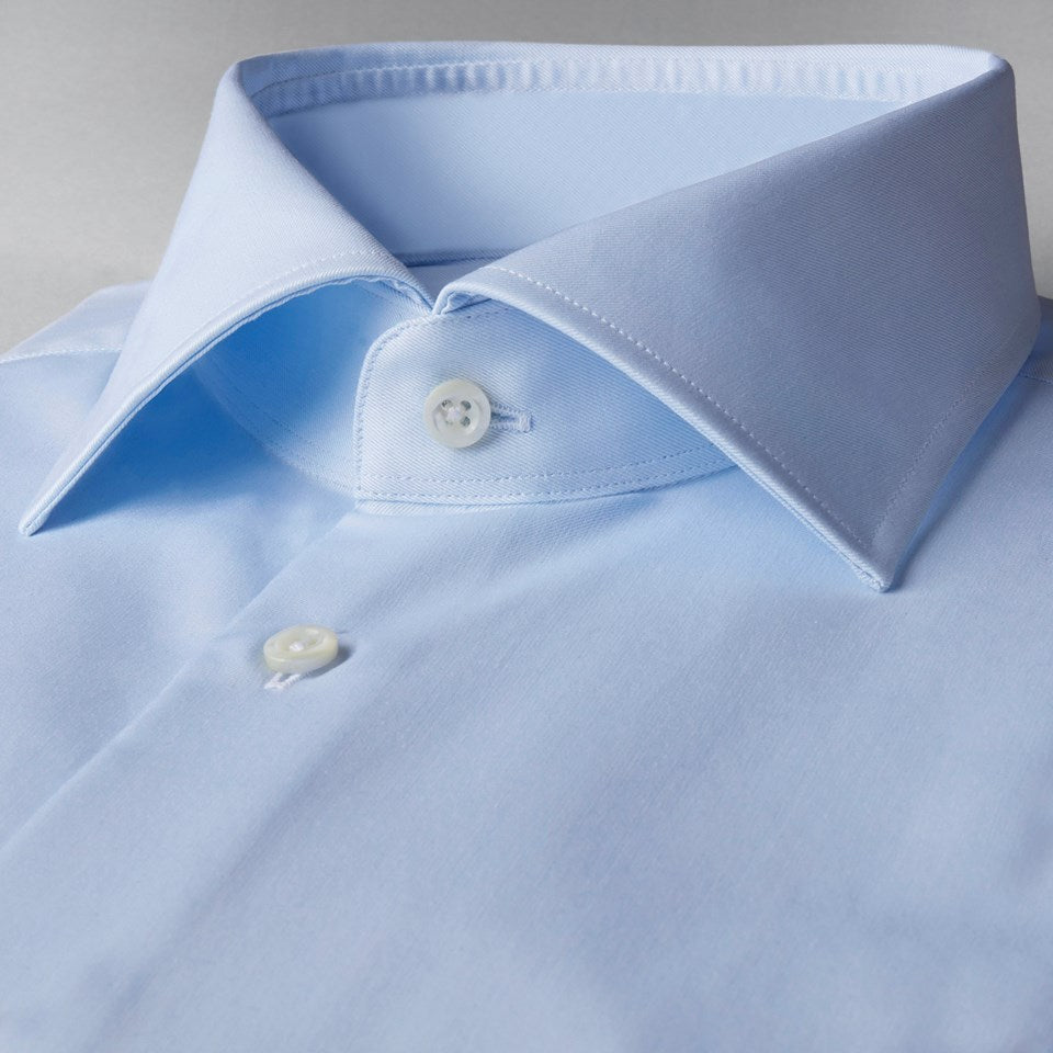FITTED BODY BLUE TWILL SKJORTE XL-SLEEVES
