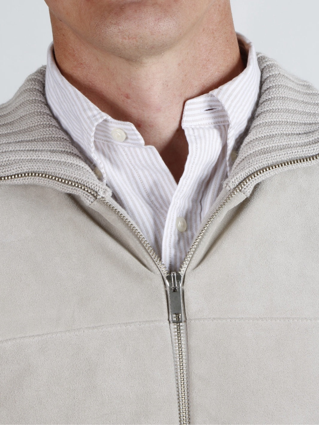 SUEDE MERINO JACKET