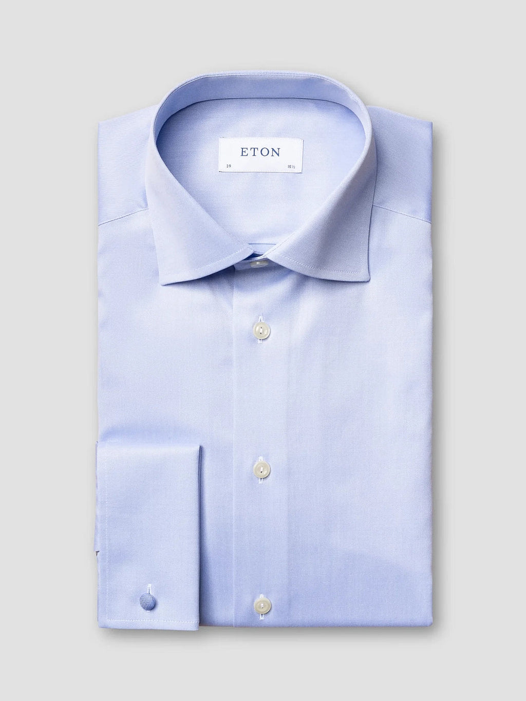 SLIM DOBBEL MANSJETT SIGNATURE TWILL SKJORTE