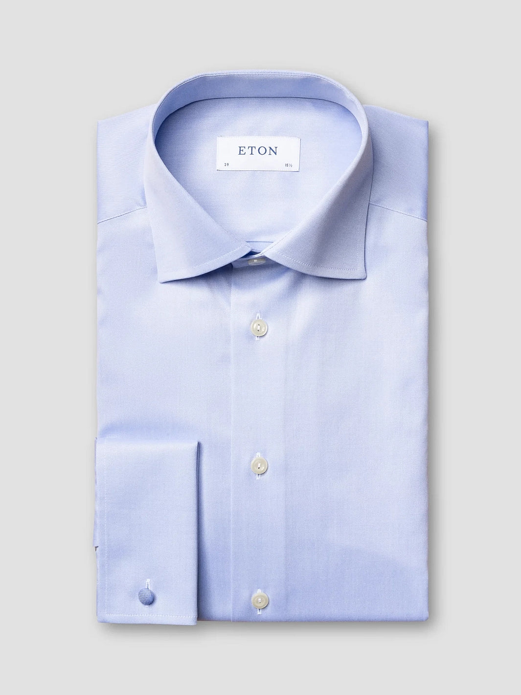 SLIM DOBBEL MANSJETT SIGNATURE TWILL SKJORTE