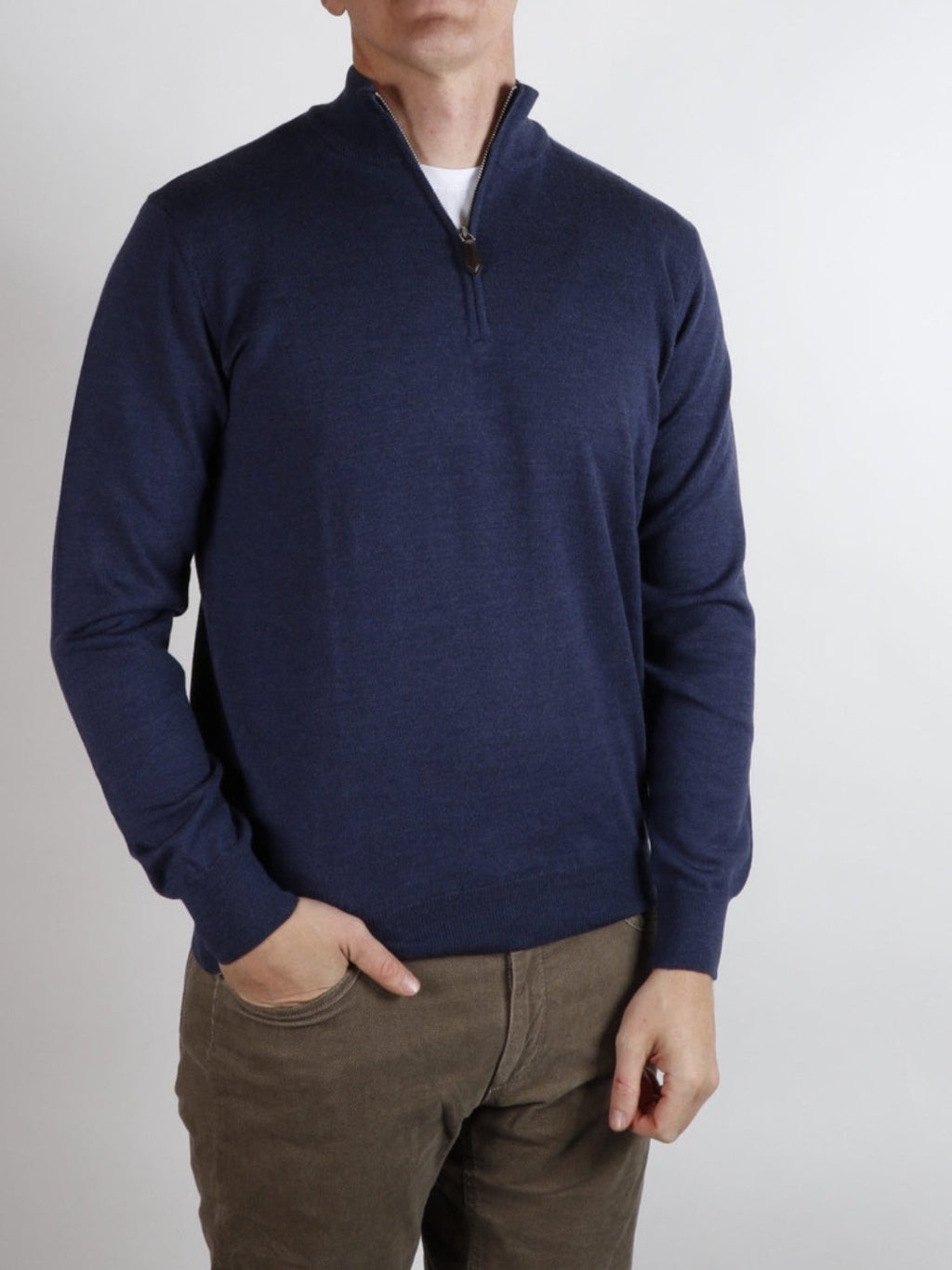 HALF ZIP MERINO