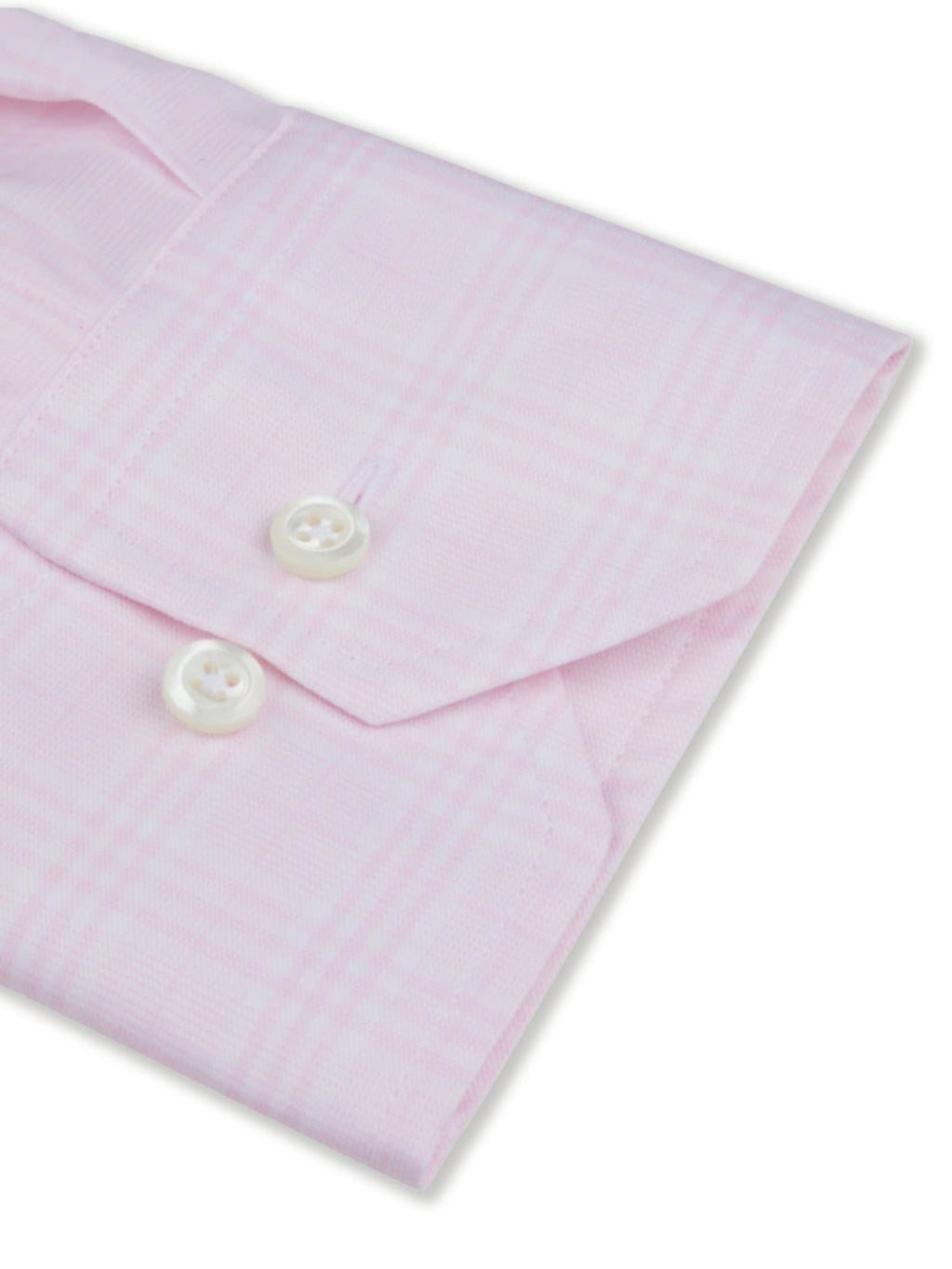 FITTED BODY CHECKED STRETCH SHIRT