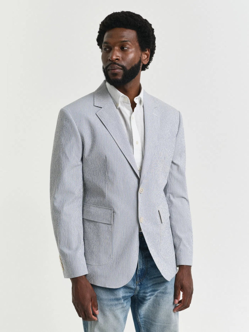 SEERSUCKER SUIT JACKET