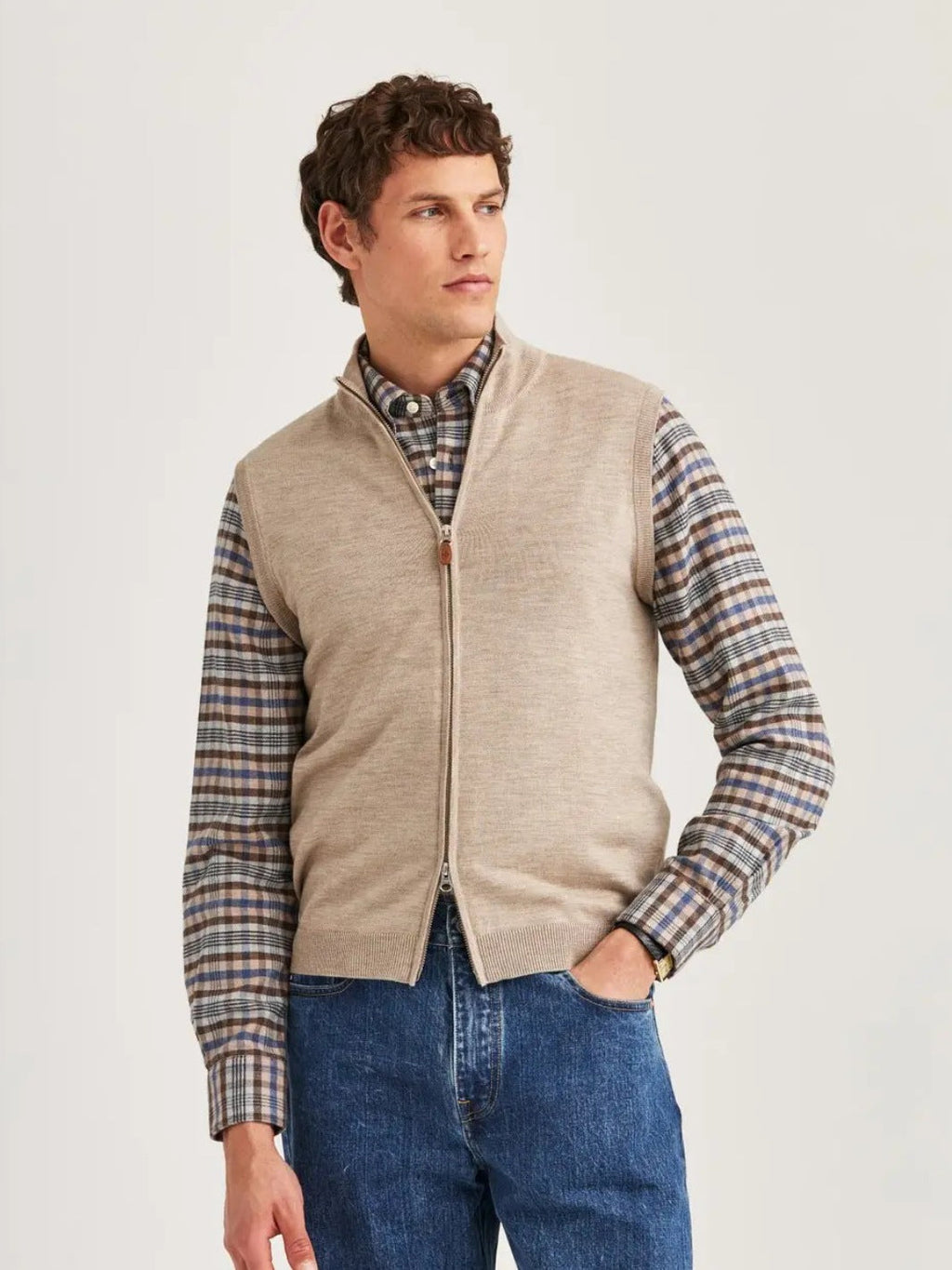 MERINO ZIP VEST