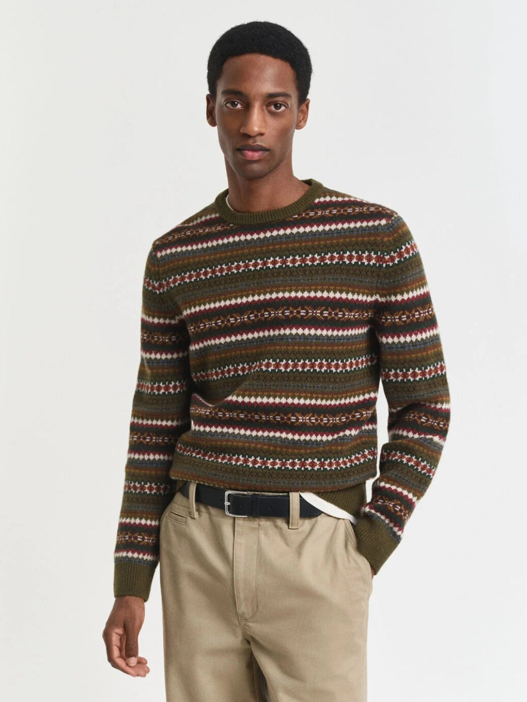 FAIR ISLE C-NECK