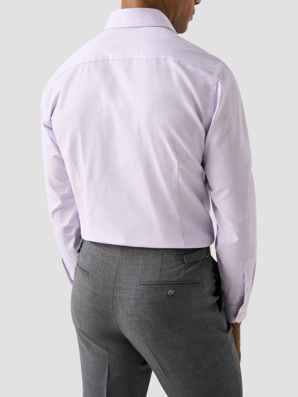 SLIM FINE STRIPE SIGNATURE TWILL SHIRT