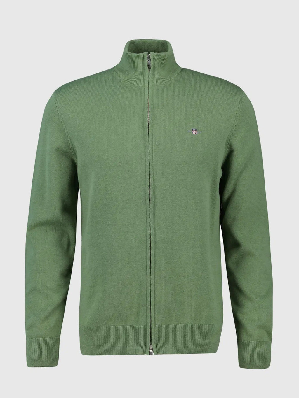 COTTON ZIP CARDIGAN
