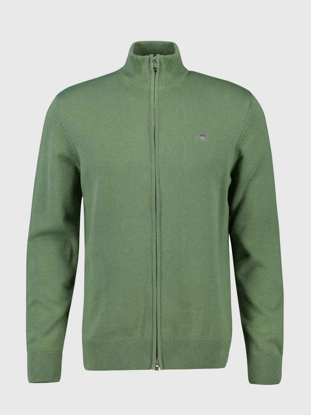 COTTON ZIP CARDIGAN