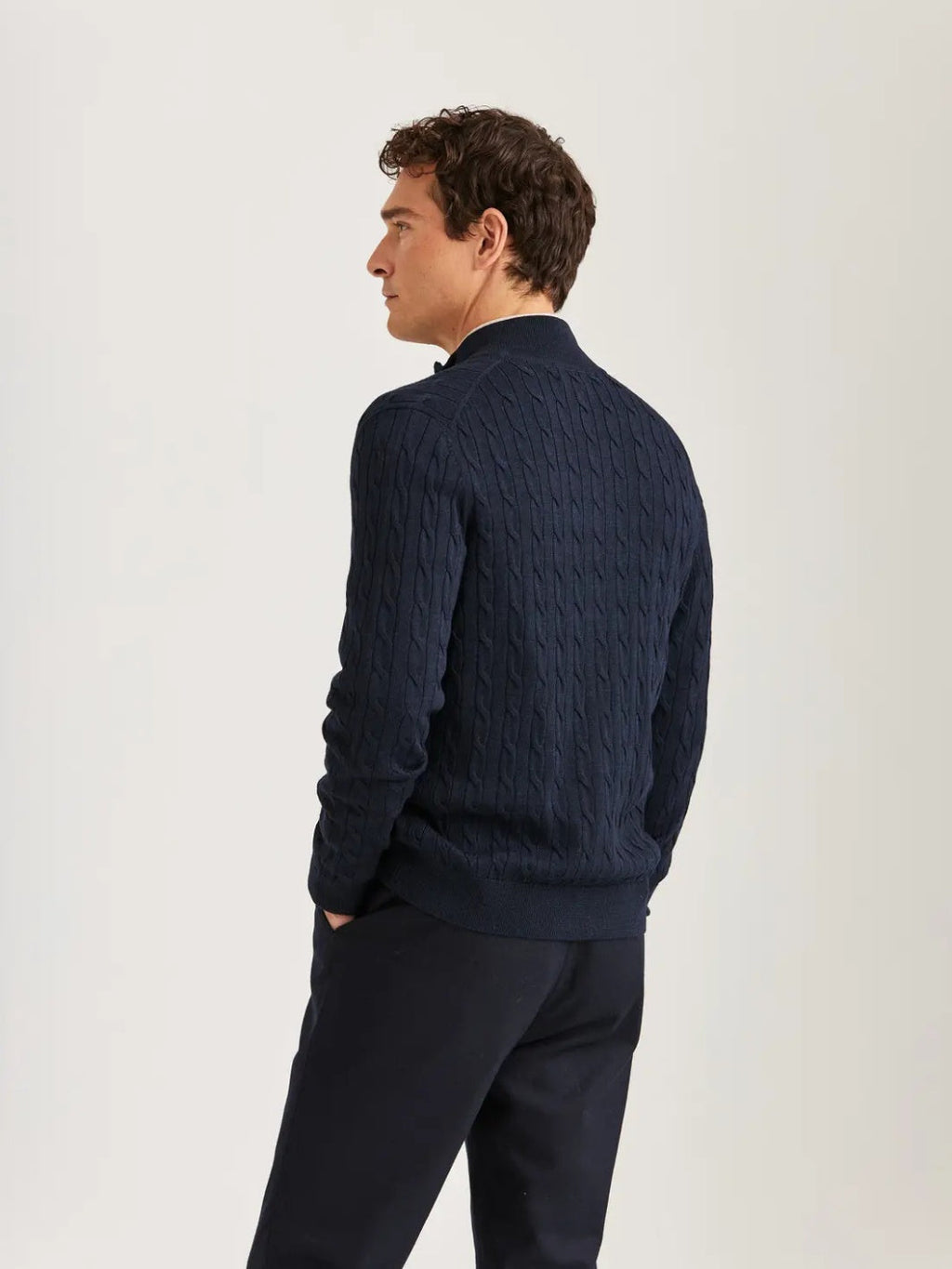 MERINO CABLE Z CARDIGAN