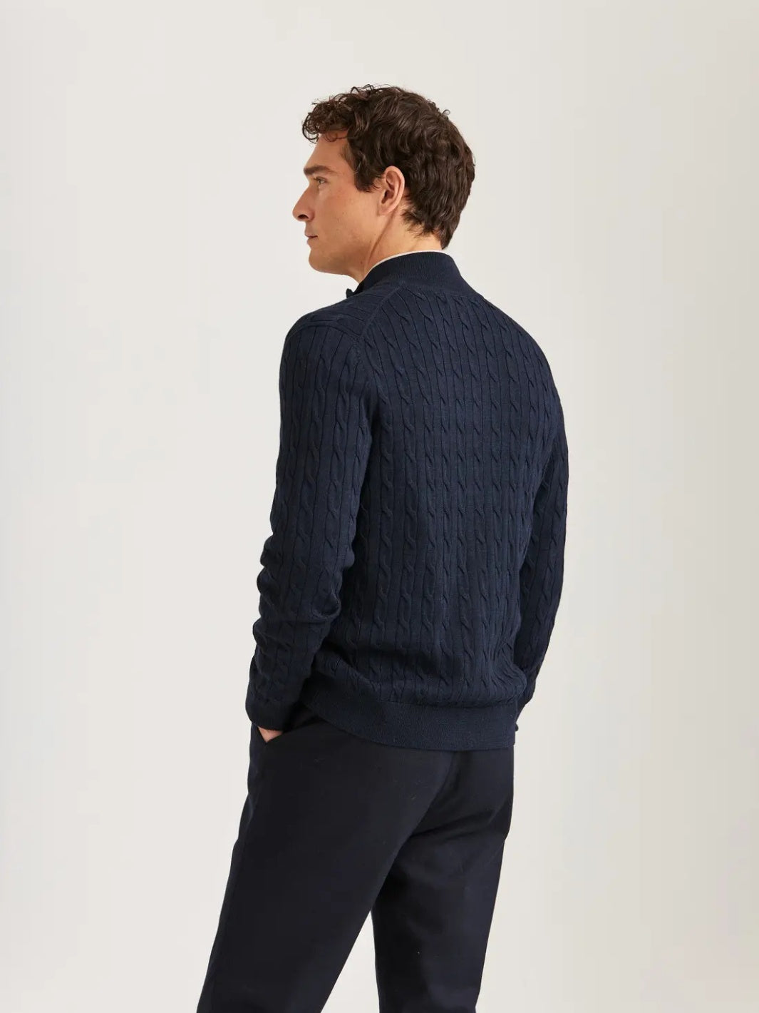 MERINO CABLE Z CARDIGAN