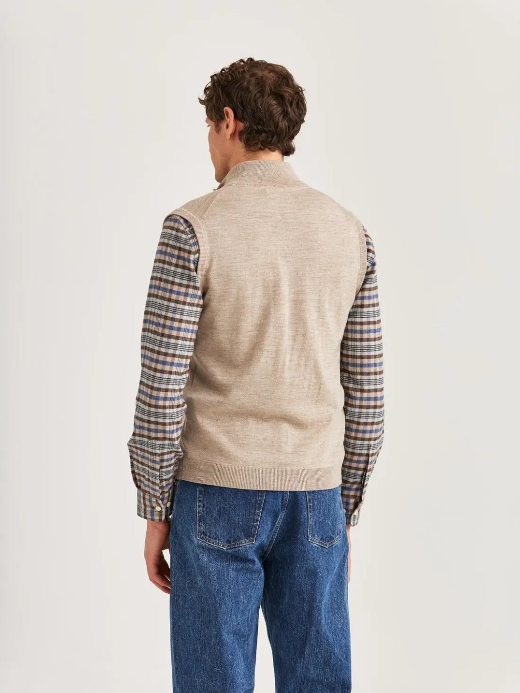 MERINO ZIP VEST