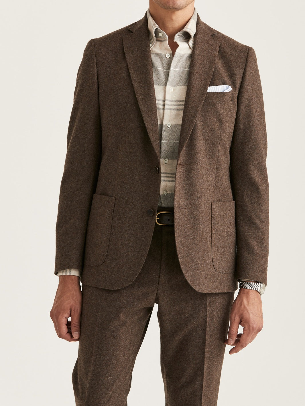 FLANNEL SUIT JACKET