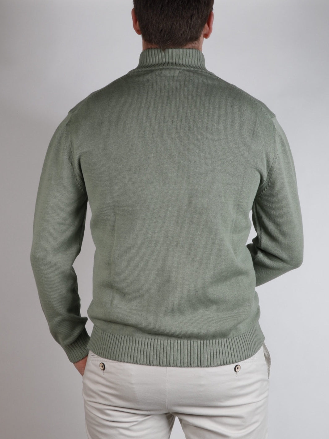 COTTON ZIP CARDIGAN