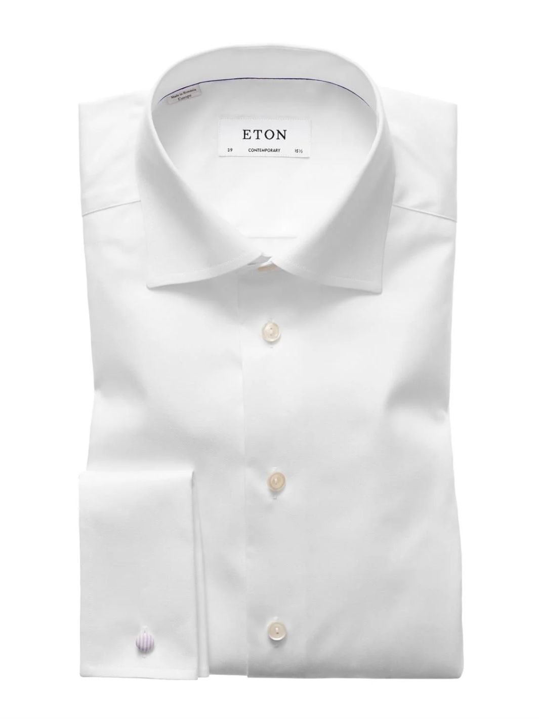 CONTEMPORARY DOBBEL MANSJETT SIGNATURE TWILL SKJORTE