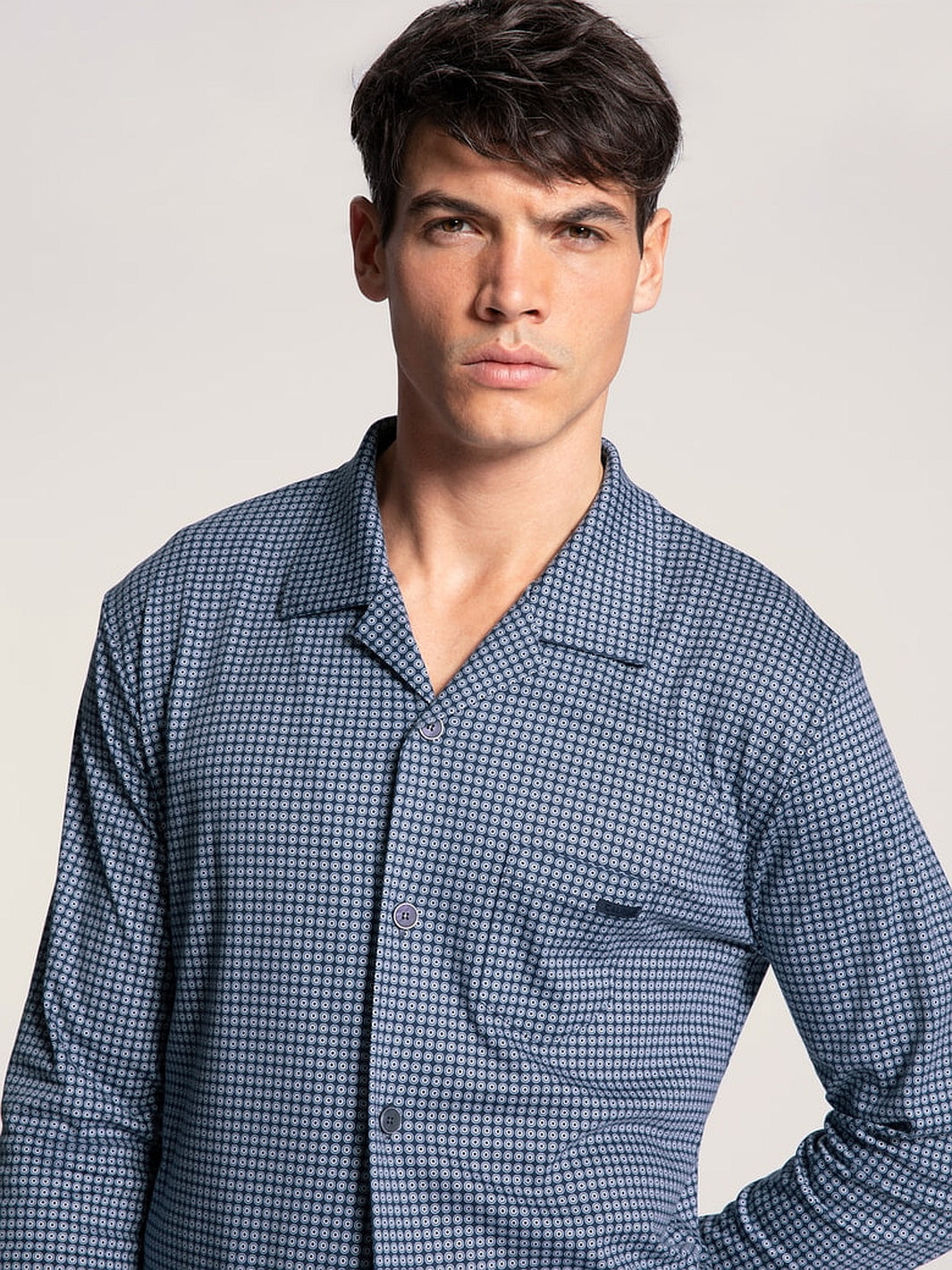 RELAX CHOICE PYJAMA BUTTONED