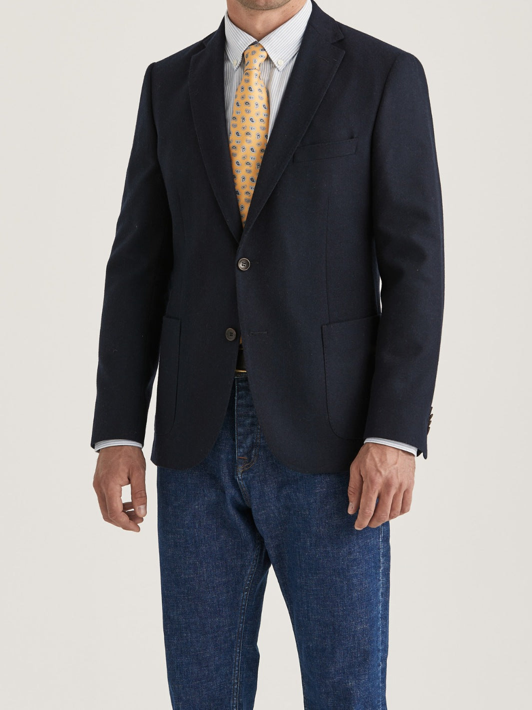 FLANNEL SUIT JACKET