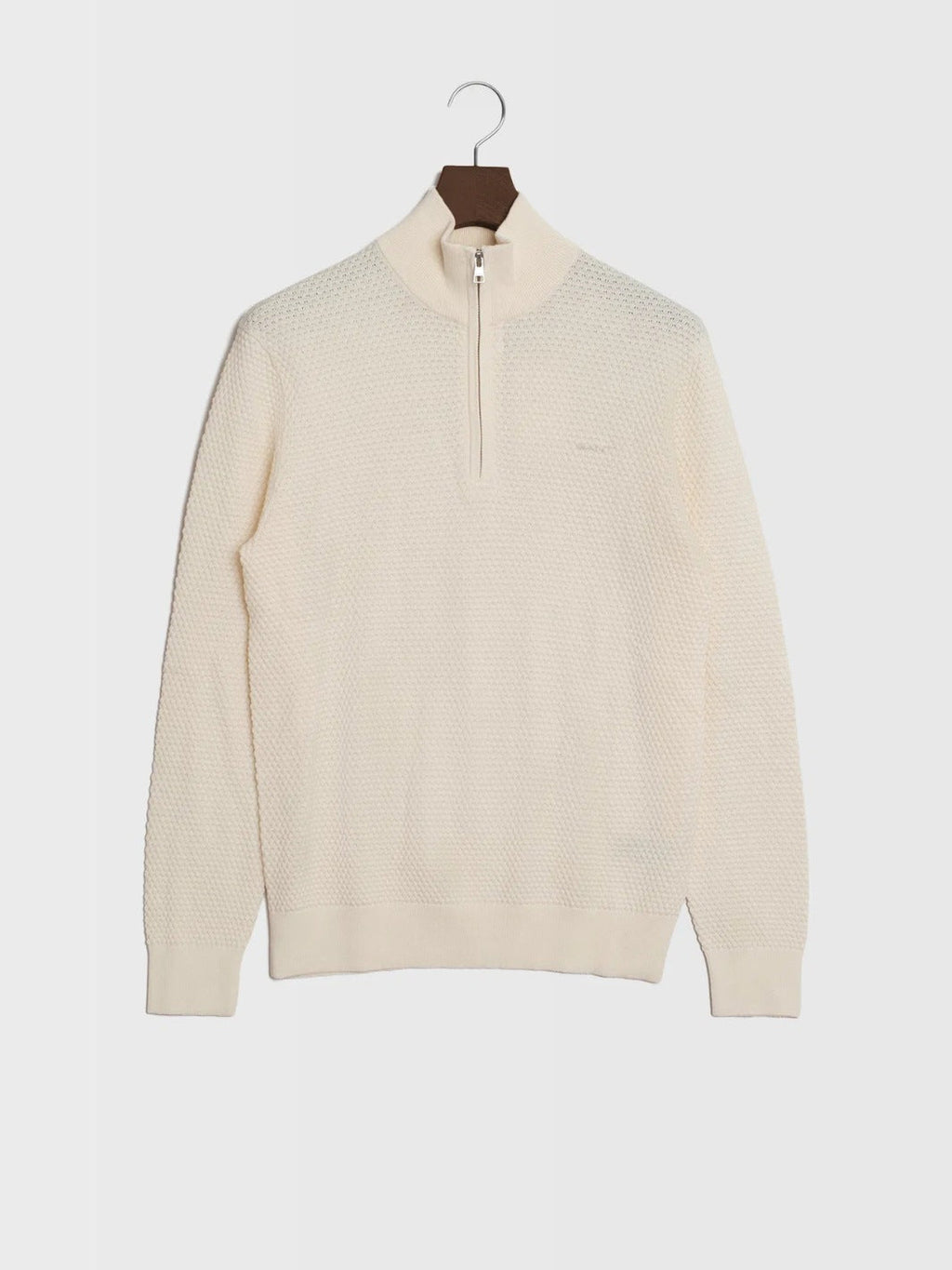 COTTON MERINO HALF ZIP