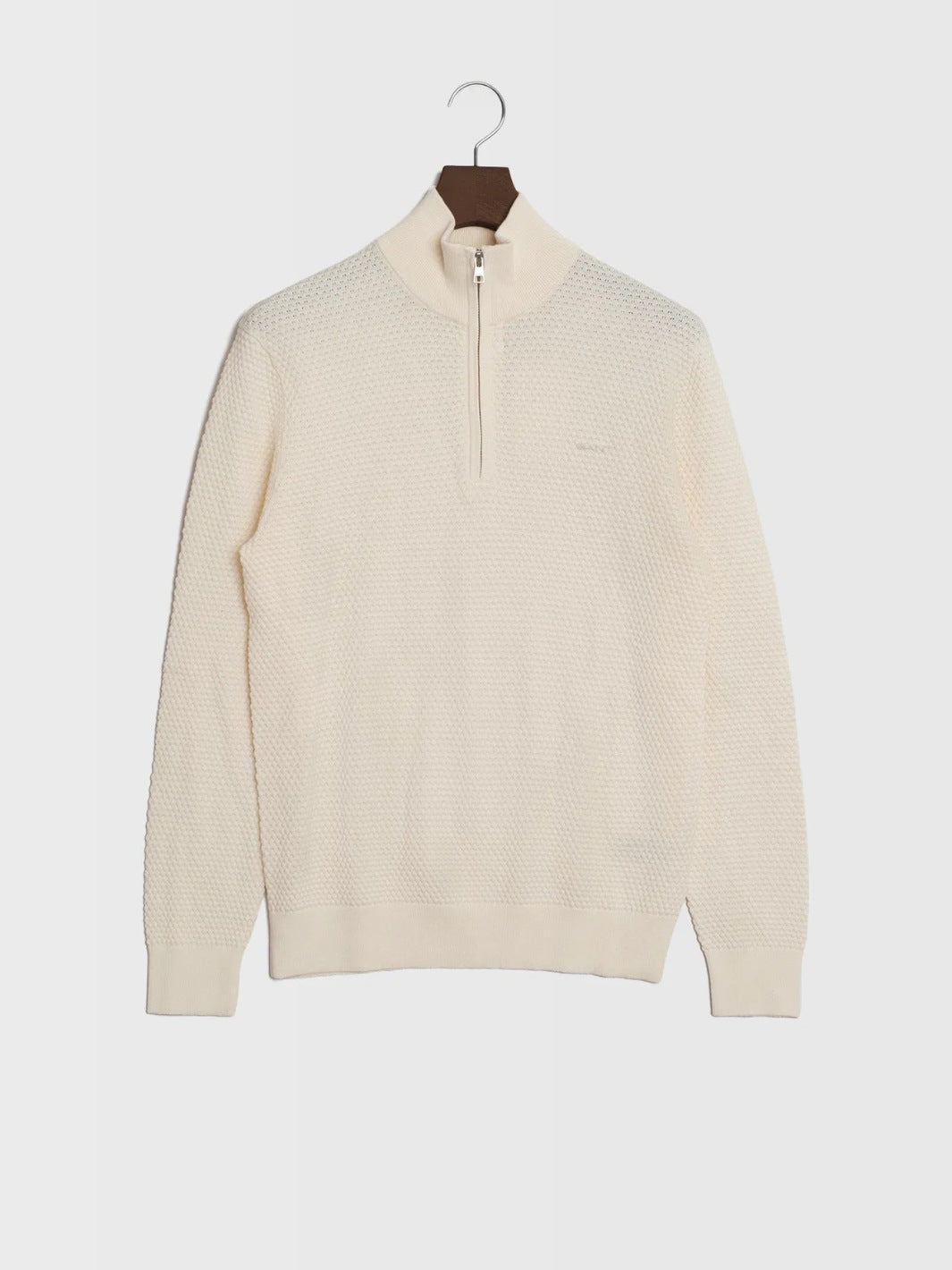 COTTON MERINO HALF ZIP