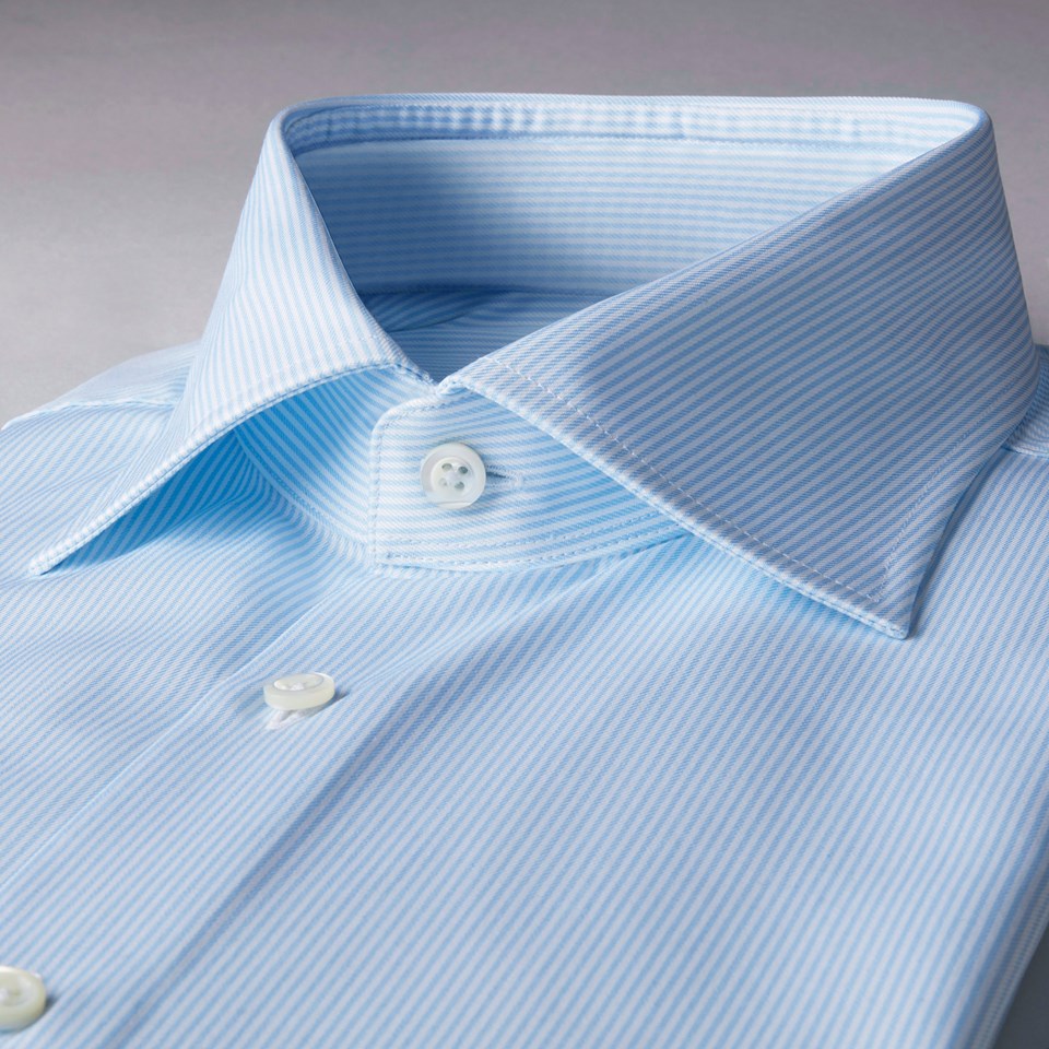 FITTED BODY PINSTRIPE SKJORTE XL-SLEEVES