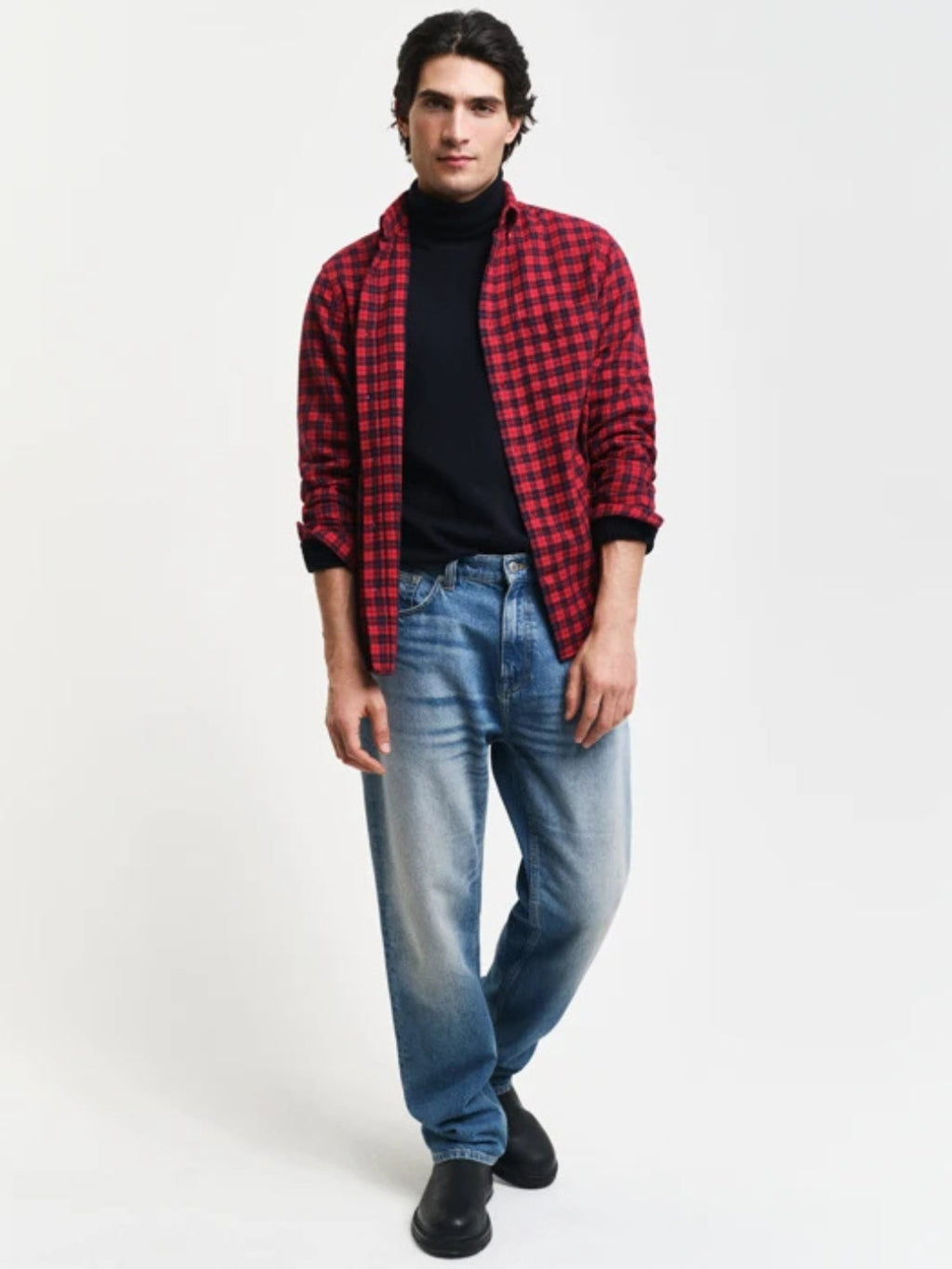 REGULAR FIT CHECKED FLANNEL SHIRT