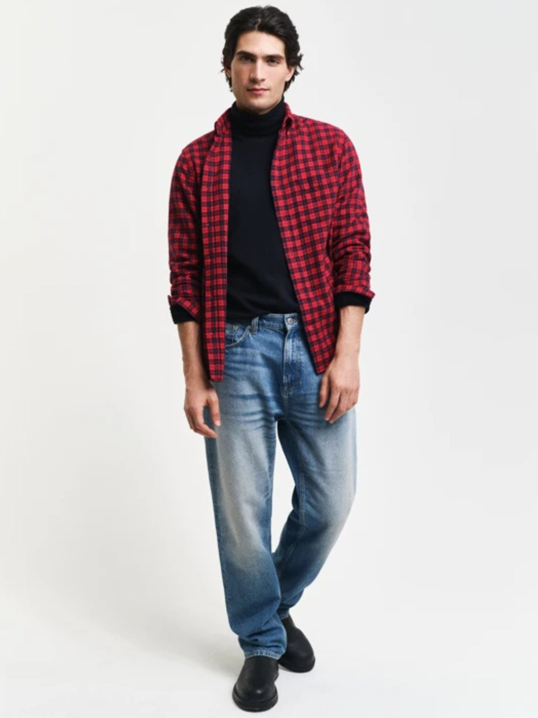 REGULAR FIT CHECKED FLANNEL SHIRT