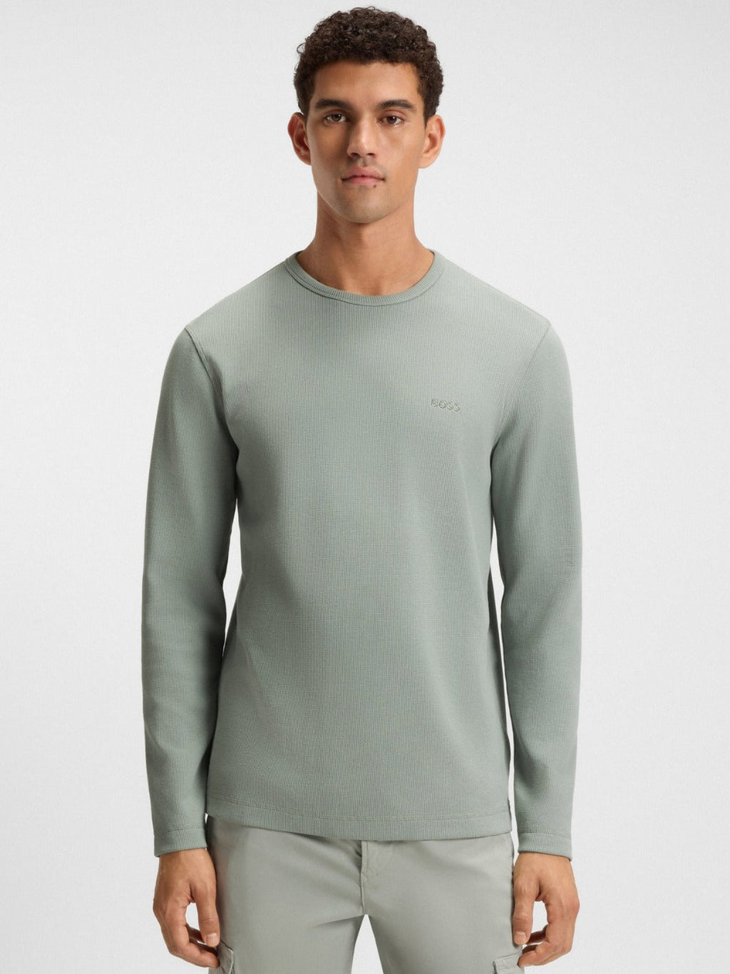 COTTON WAFFLE T-SHIRT