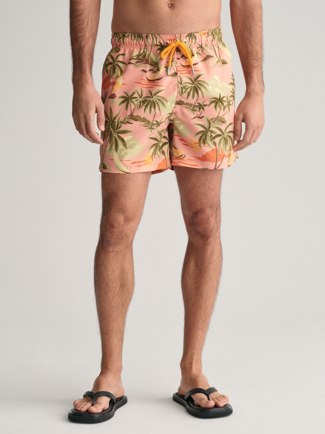 HAWAIIAN PRINT SWIM SHORTS