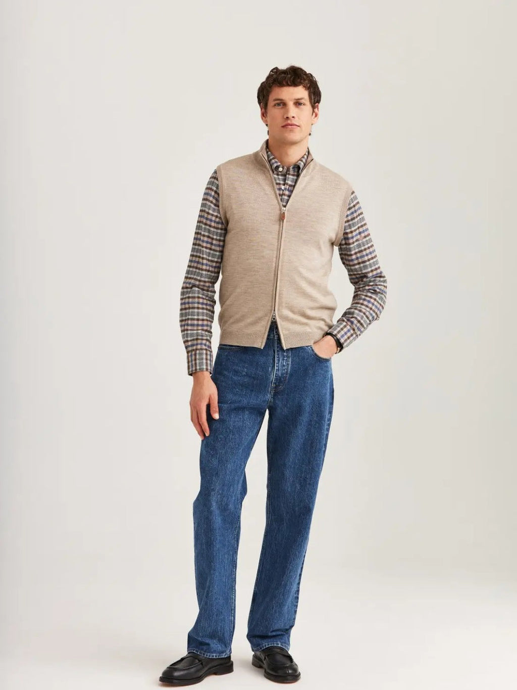MERINO ZIP VEST