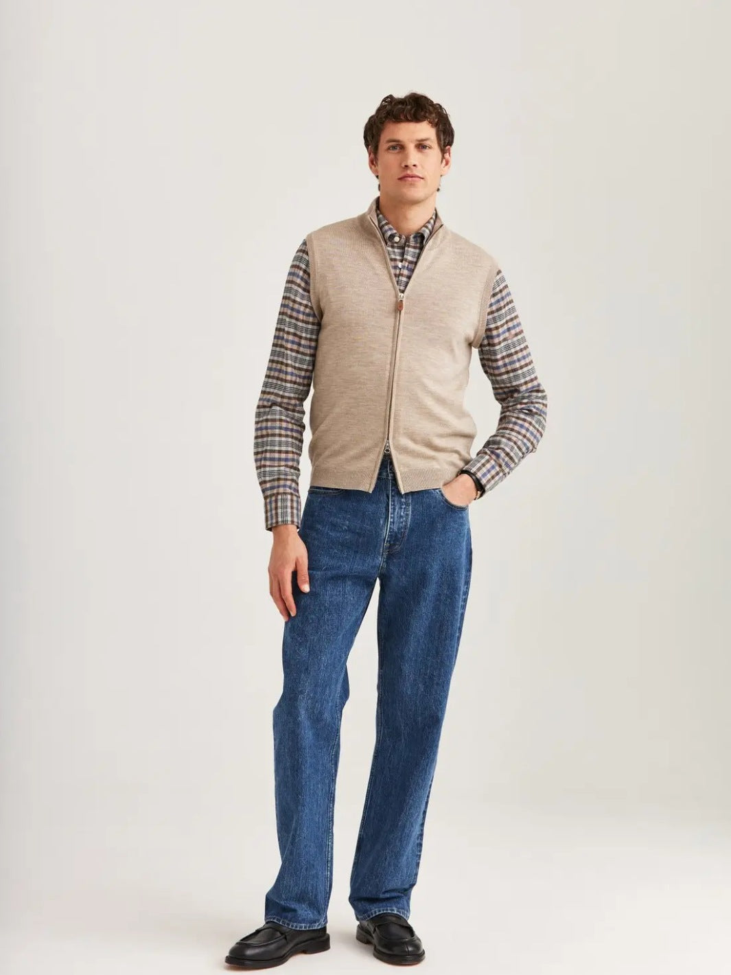 MERINO ZIP VEST
