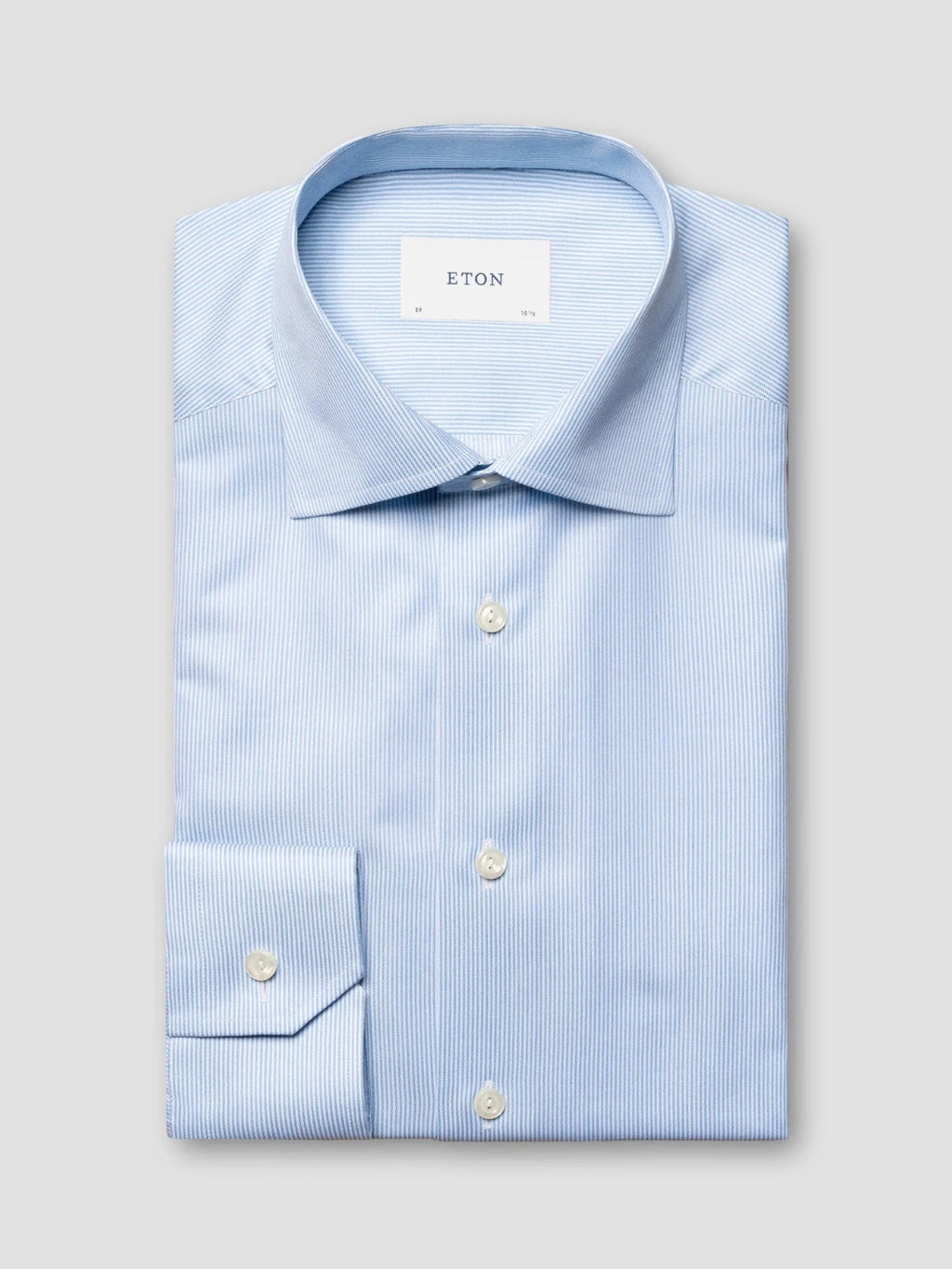 SLIM FINE STRIPE SIGNATURE TWILL SHIRT