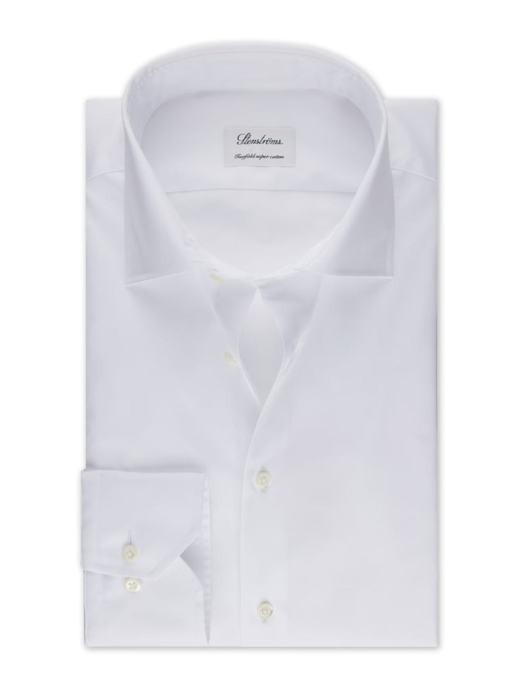 FITTED BODY WHITE TWILL SKJORTE