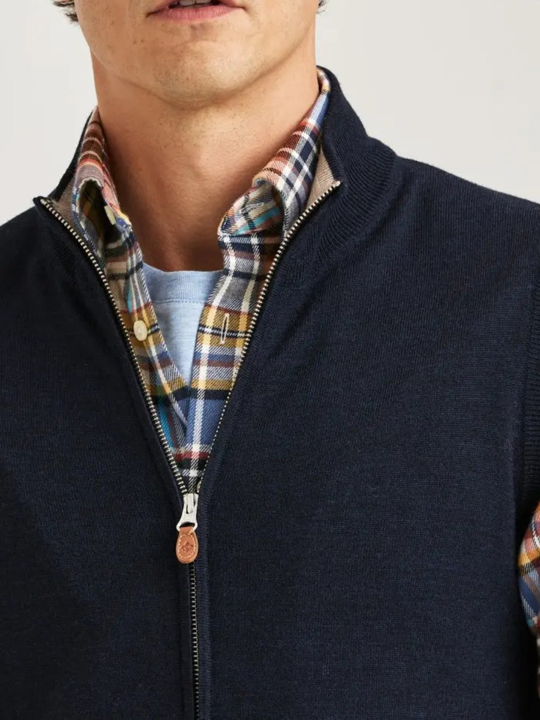 MERINO ZIP VEST