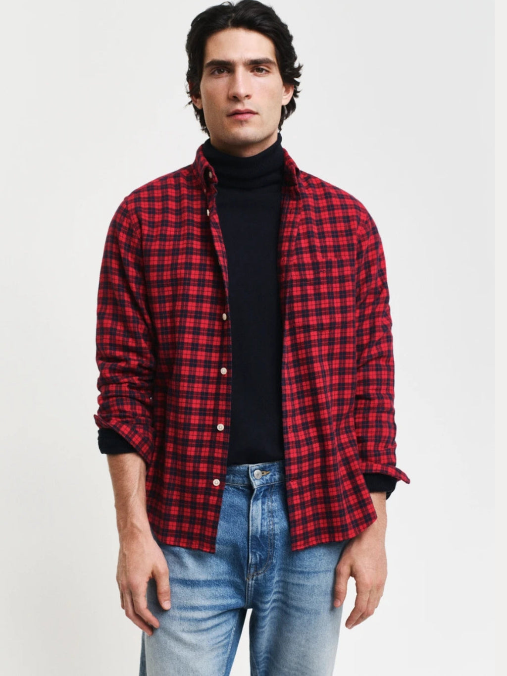 REGULAR FIT CHECKED FLANNEL SHIRT