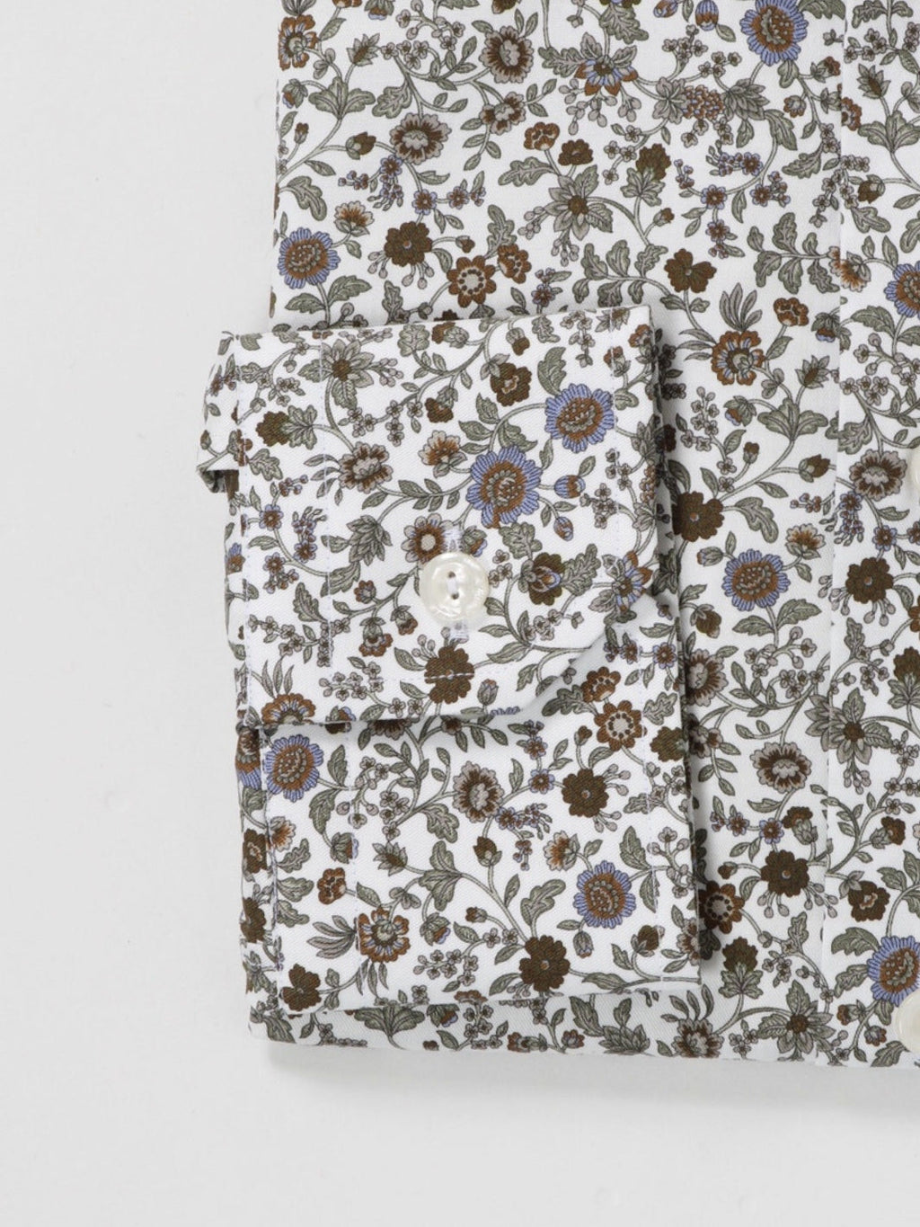 FLORAL PRINT TWILL SHIRT