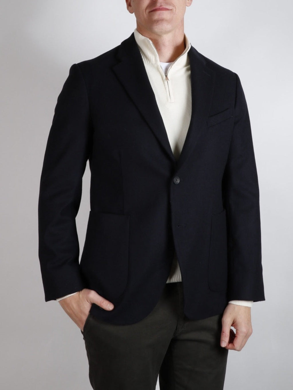 WOOL BLEND BLAZER