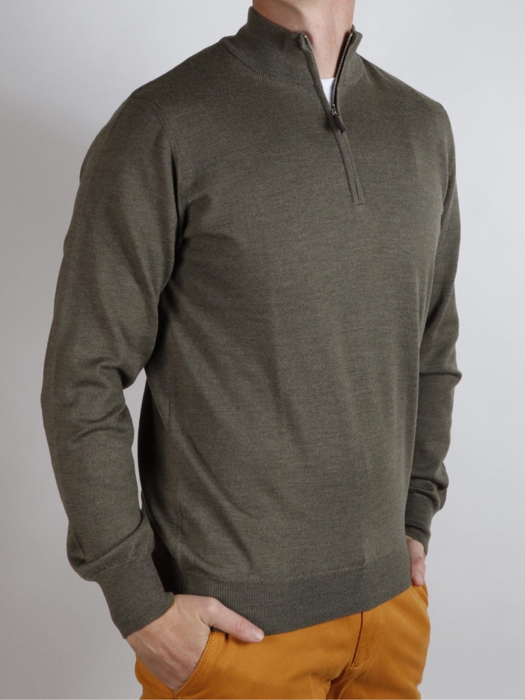HALF ZIP MERINO