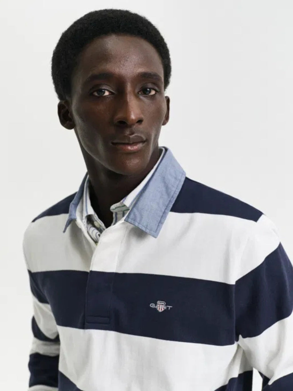 CHAMBRAY STRIPE RUGGER