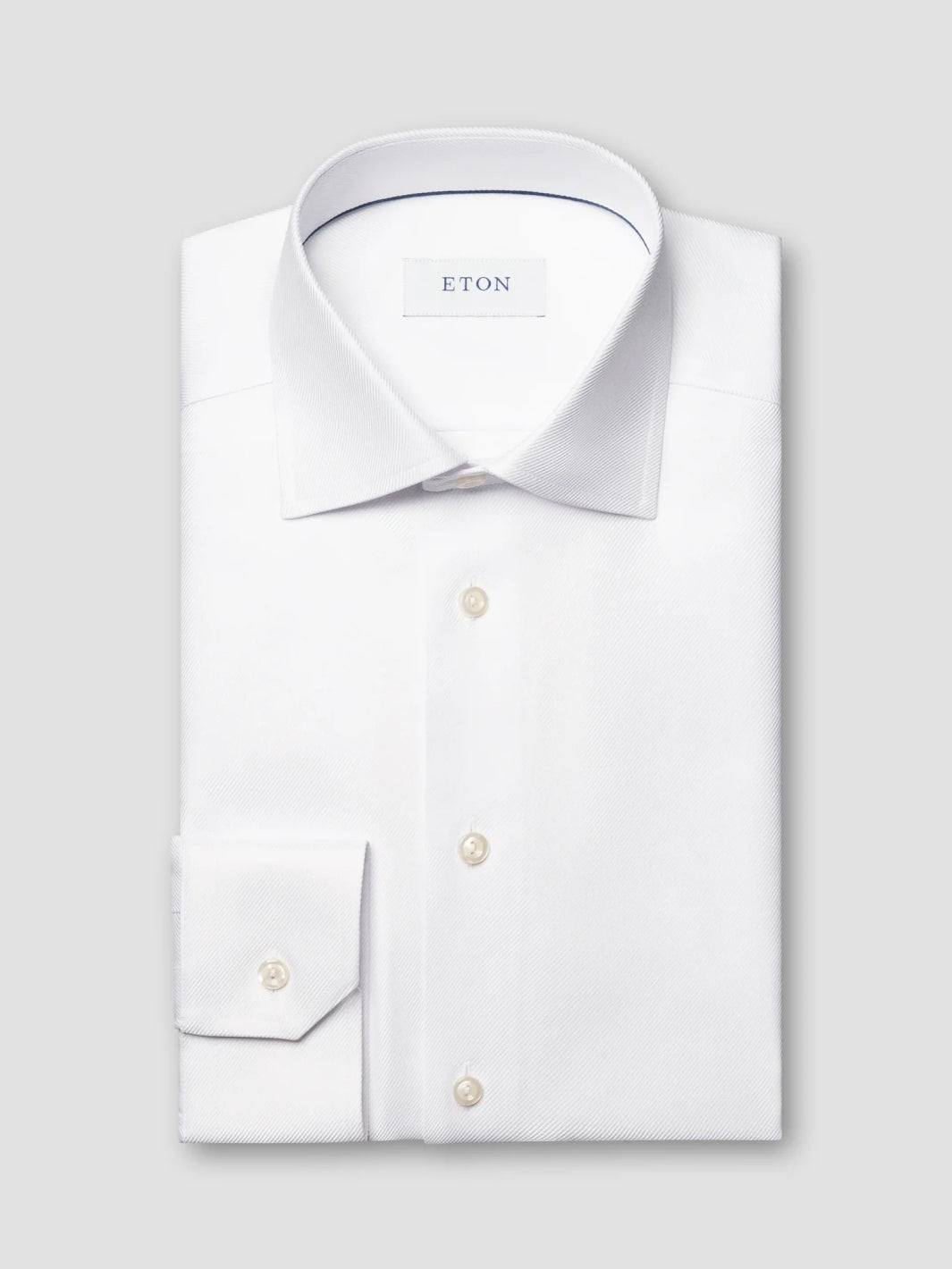 CONTEMPORARY TEXTURED TWILL SKJORTE