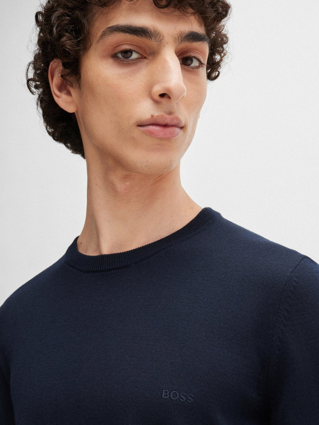 CREW-NECK SWEATER IN VIRGIN WOOL