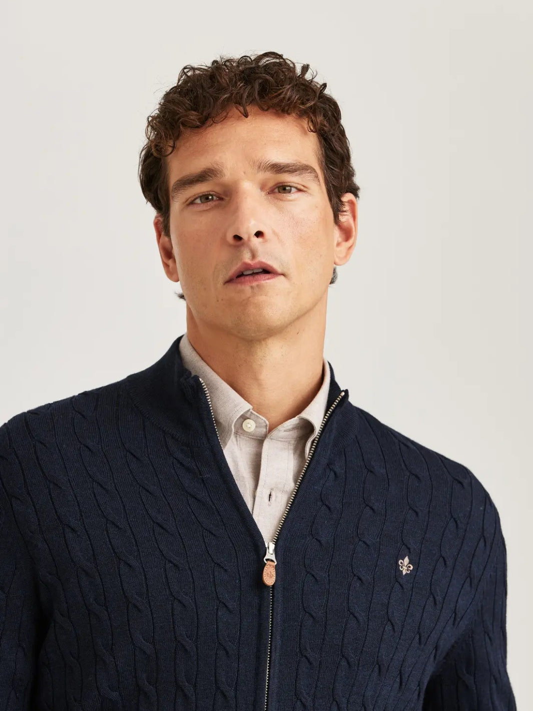 MERINO CABLE Z CARDIGAN