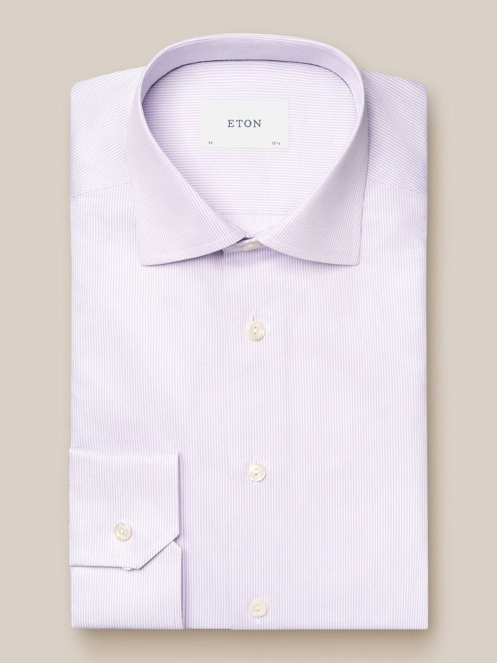 SLIM FINE STRIPE SIGNATURE TWILL SHIRT