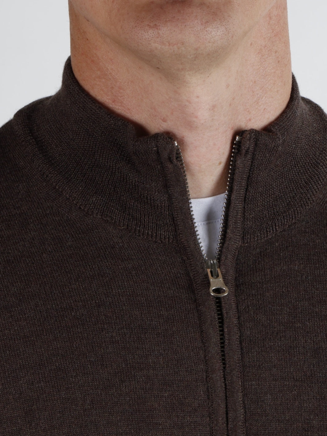 ZIP CARDIGAN MERINO