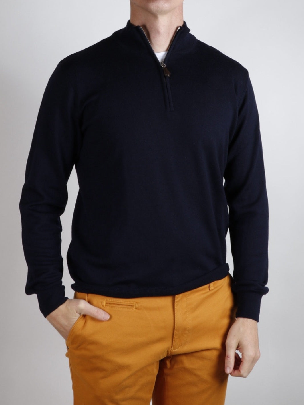 HALF ZIP MERINO