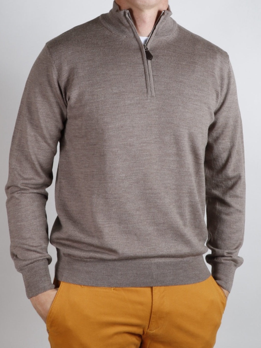 HALF ZIP MERINO