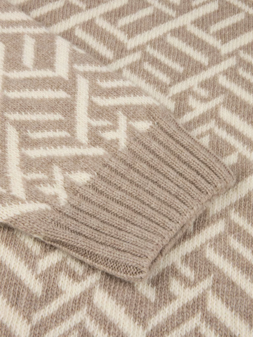 PATTERNED MERINO SWEATER