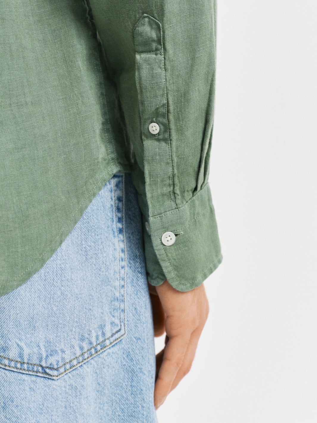 REGULAR FIT LINEN SHIRT