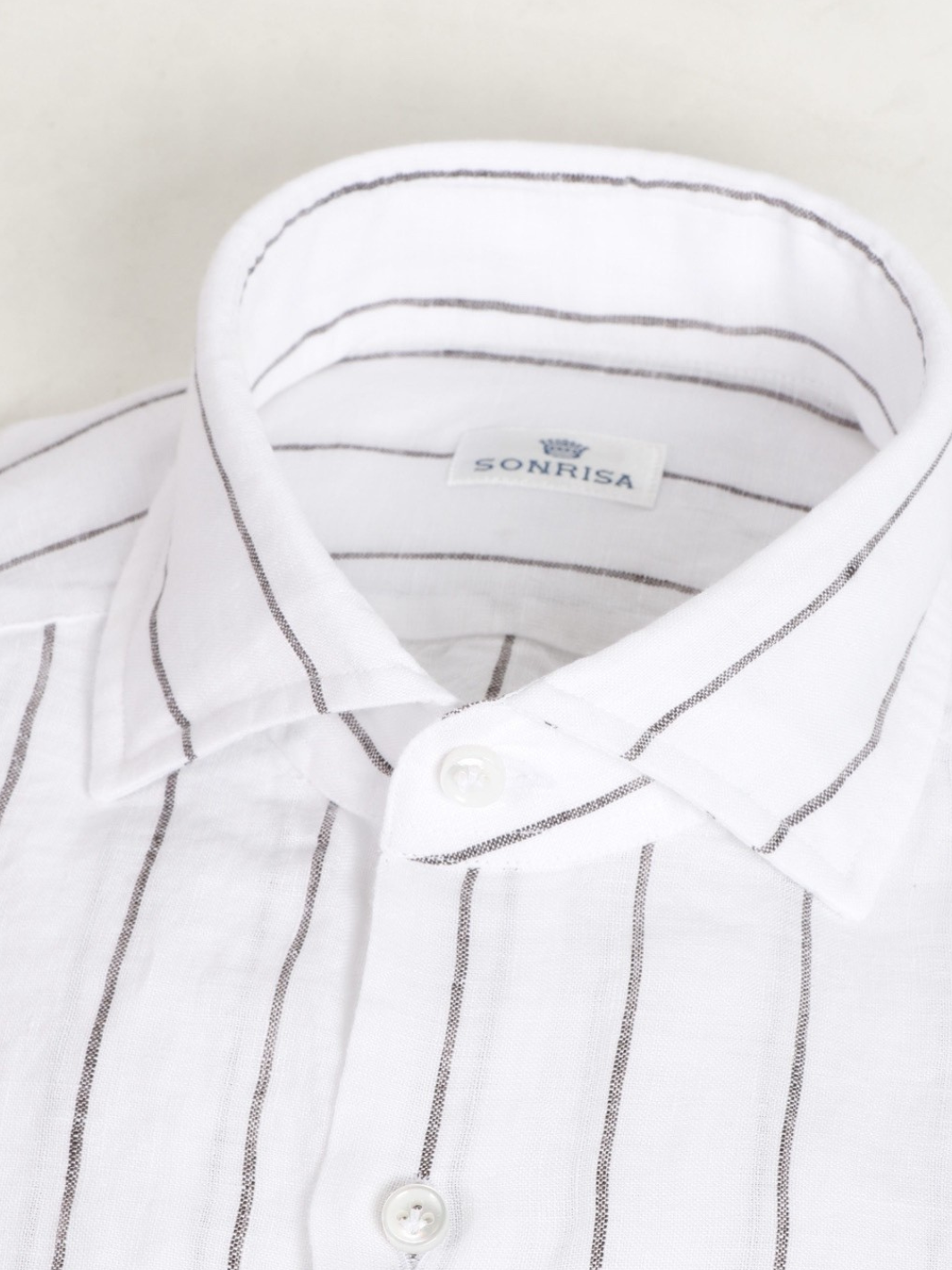 STRIPED LINEN SHIRT
