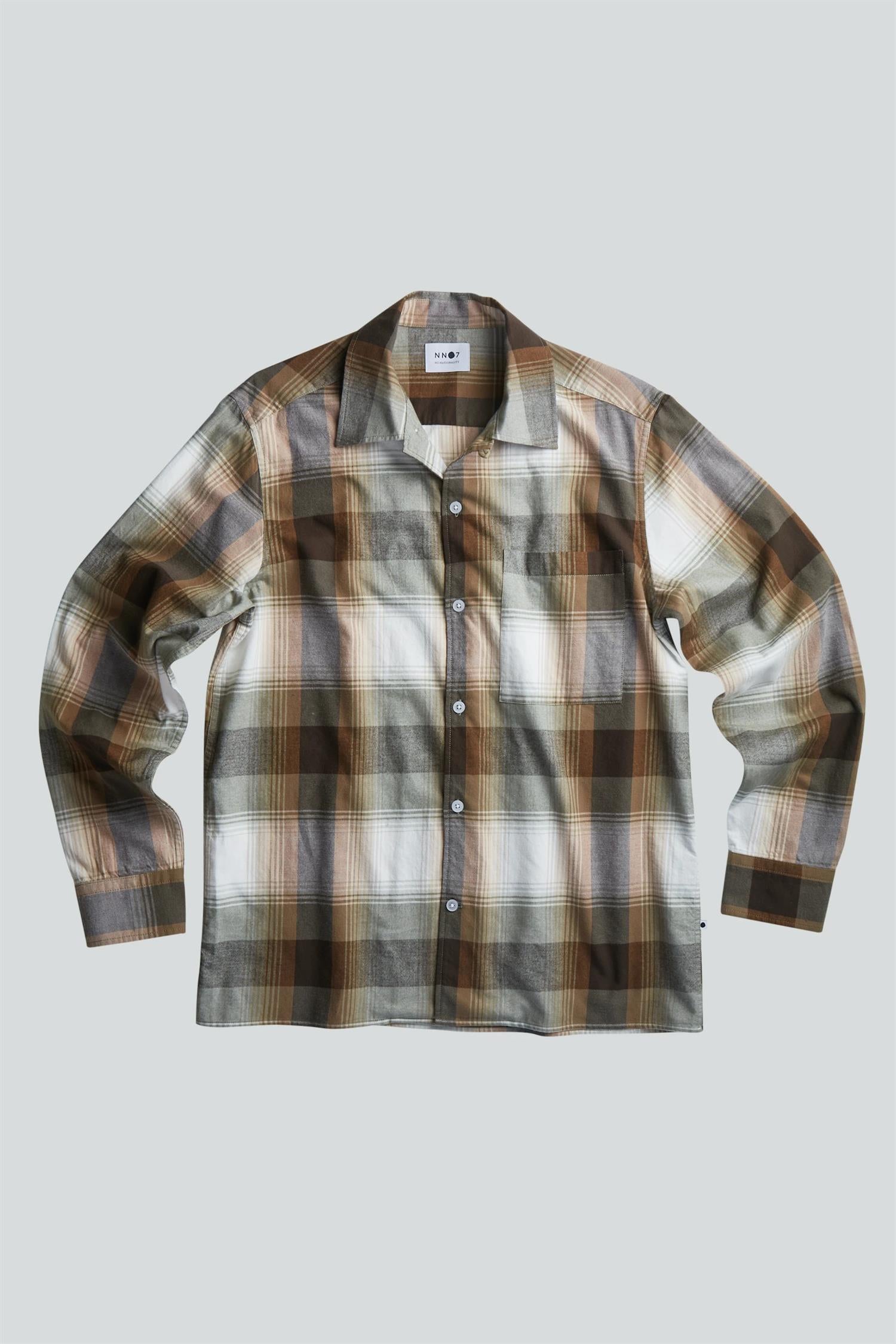 JULIO 5291 REGULAR COTTON CHECKERED OVERSHIRT
